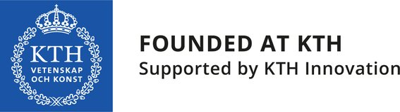 Founded at KTH, supported by KTH Innovation